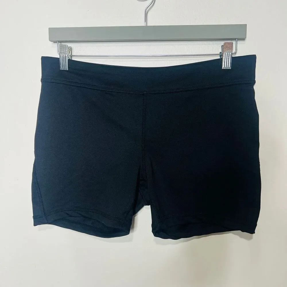 Jockey Black Bike Shorts Spandex Sz XL Women's